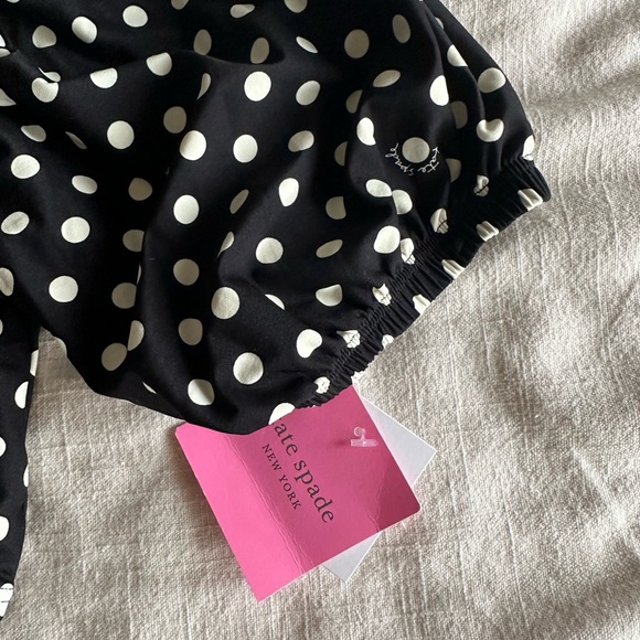 NWT• KATE SPADE• Women’s 2 Piece Lia Logo Dot Bikini Set Size Medium - Picture 14 of 14